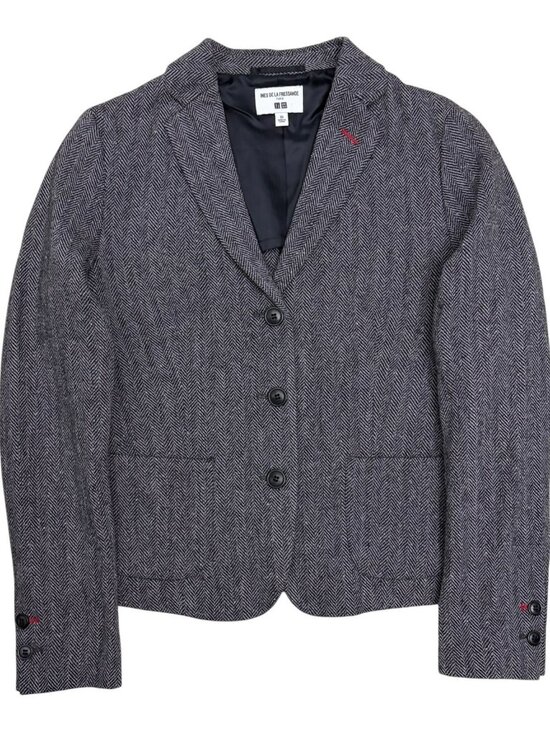 Ines De La Fressange Jackets & Blazers - INES DE LA FRESSANGE Uniqlo Blazer Jacket WOOL Blend Sport Coat Womens XS